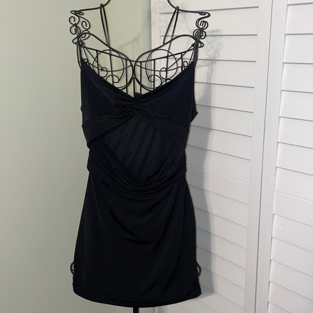 Windsor Mini Black Cutout Dress